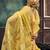 Mustard munga silk blend handloom weaving festival wear saree