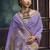 Lavender munga silk blend handloom weaving festival wear saree