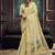 Beige munga silk blend handloom weaving festival wear saree