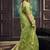 Pista munga silk blend handloom weaving festival wear saree