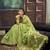 Pista munga silk blend handloom weaving festival wear saree