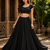 Black Heavy Rayon Cotton Navratri Chaniya with Blouse