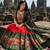 Red Dola Silk Blend Patola Navratri Lehenga with Bottle Green Dupatta