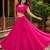 Rani Pink Heavy Rayon Cotton Navratri Chaniya with Blouse
