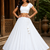White Heavy Rayon Cotton Navratri Chaniya with Blouse