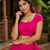 Rani Pink Heavy Rayon Cotton Navratri Chaniya with Blouse