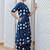 Blue pure cotton kurti palazzo set