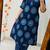Blue pure cotton kurti palazzo set