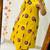 Yellow pure cotton printed kurti palazzo co-ord set