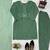 olive green  silk blend thread work salwar suit