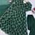 green  silk blend thread with sequence anarkali suit