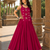 Rani Pink Pure Cotton Navratri Lehenga Choli with Kodi Mirror Work