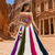 Multicolor Navratri Lehenga Choli Set with Kutchi Mirror Work Pan Blouse