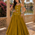 Mustard Pure Cotton Navratri Lehenga Choli with Kodi Mirror Work