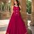 Rani Pink Pure Cotton Navratri Lehenga Choli with Kodi Mirror Work