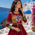 Maroon Pure Cotton Gamthi Work Navratri Lehenga Choli with Koti