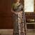 Black Color Kasmiri Motif Jungal Flowers Jaal Weaving With Naylon Viscose Kasmiri Pasmina Silk Saree