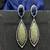Royal Blue Sapphire Lemon Quartz Pavé Diamond Statement Drop Earrings