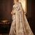 White Color Kasmiri Motif Jungal Flowers Jaal Weaving With Naylon Viscose Kasmiri Pasmina Silk Saree