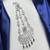 Elegant Silver-Plated Cubic Zirconia Jhumar Passa | Bridal Hair Accessory with Blue Accents