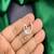 Crystal Teardrop Nath | Silver Indian Bridal Nose Ring