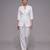 White dupion silk co ord set