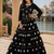Black Cotton Navratri Lehenga Choli with Hand Work & Real Kodi Work