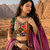 Green Floral Dola SilkBlend Patola Lehenga Choli with Gamthi Work Dupatta