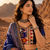 Teal Floral Dola SilkBlend Patola Lehenga Choli with Gamthi Work Dupatta