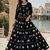 Black Cotton Navratri Lehenga Choli with Hand Work & Real Kodi Work