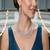 Peach Cat's Eye Bridal Jewelry Set, Zirconia Necklace Earrings
