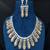 Peach Cat's Eye Bridal Jewelry Set, Zirconia Necklace Earrings
