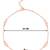 Rose gold plated cubic zirconia studded anklet payal fashion stylish jewellery for women & girls