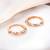 Rose gold plated cubic zirconia studded toe ring fancy bichiya jewellery gift for women