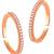 Rose gold plated cubic zirconia studded adjustable toe ring stylish bichiya daily regular fancy jewellery for women