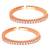 Rose gold plated cubic zirconia studded adjustable toe ring stylish bichiya daily regular fancy jewellery for women
