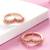 Cubic zirconia studded rose gold plated adjustable toe ring stylish bichiya daily regular jewellery for women
