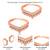 Cubic zirconia studded rose gold plated adjustable toe ring stylish bichiya daily regular jewellery for women