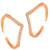 Cubic zirconia studded rose gold plated adjustable toe ring fancy stylish bichiya daily regular jewellery for women