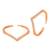 Cubic zirconia studded rose gold plated adjustable toe ring fancy stylish bichiya daily regular jewellery for women