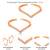 Cubic zirconia studded rose gold plated adjustable toe ring fancy stylish bichiya daily regular jewellery for women