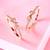 Rose gold plated cubic zirconia studded adjustable toe ring fancy bichiya stylish jewellery for women