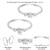 Silver plated cubic zirconia studded adjustable toe ring stylish fancy bichiya daily regular jewellery for women