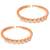 Cubic zirconia studded rose gold plated adjustable toe ring fancy bichiya daily regular jewellery for women