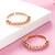 Cubic zirconia studded rose gold plated adjustable toe ring fancy bichiya daily regular stylish jewellery for women
