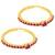 Gold plated rani pink cubic zirconia studded stylish toe ring adjustable bichiya fashion jewellery gift for women