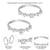 Cubic zirconia studded adjustable toe ring silver plated stylish bichiya fancy daily regular jewellery for women