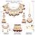 Gold plated kundan & maroon beads studded necklace earrings & maangtikka set ethnic jewellery gift for women