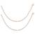 Rose gold plated anklet cubic zirconia studded fancy payal stylish fashion jewellery for women & girls