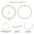 Rose gold plated anklet cubic zirconia studded fancy payal stylish fashion jewellery for women & girls
